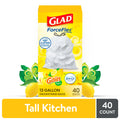 Glad ForceFlex Tall Kitchen Trash Bags 49.2L