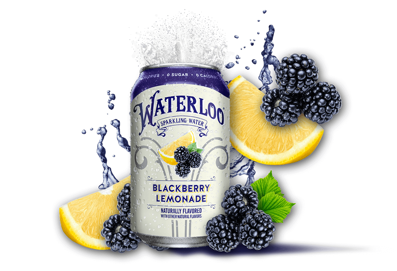 waterloo black berry lemonade 12oz