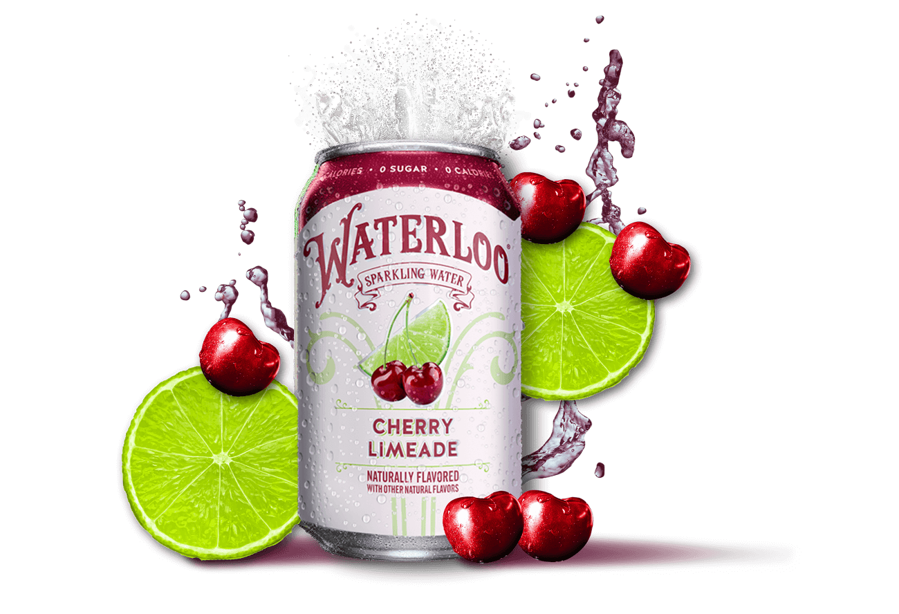 waterloo cherry limeade 12oz