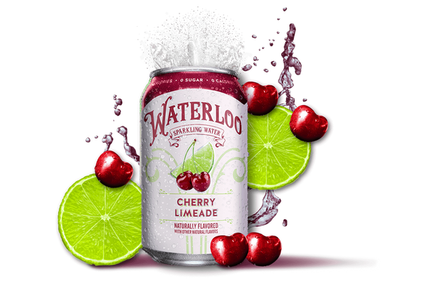 waterloo cherry limeade 12oz
