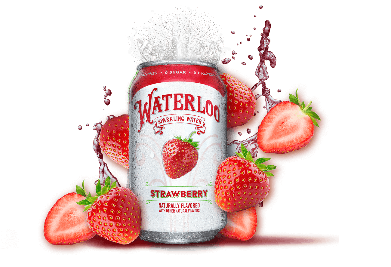waterloo strawberry 12oz