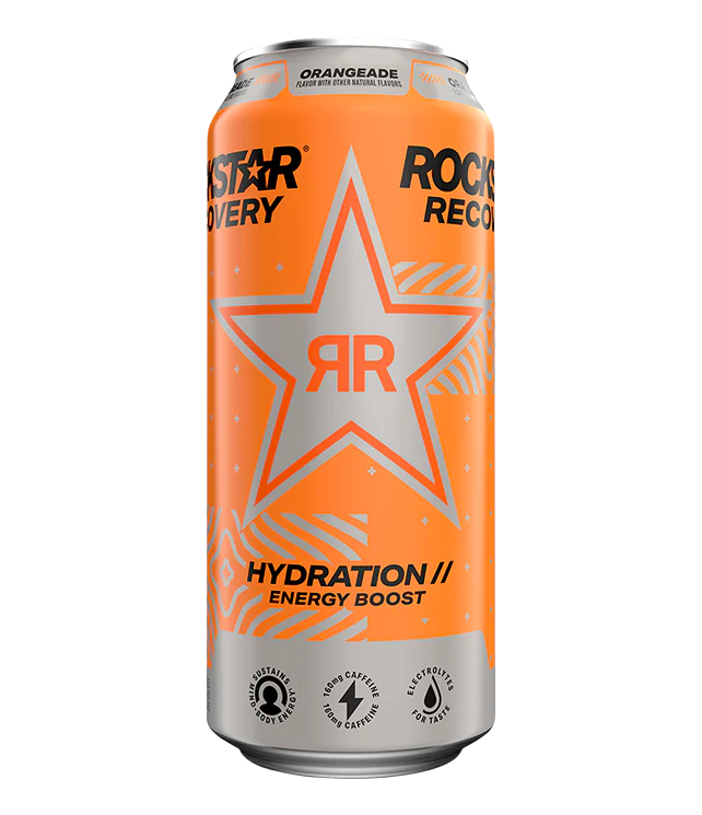 Rockstar Recovery Energy Drink Orangeade 16 Fl Oz