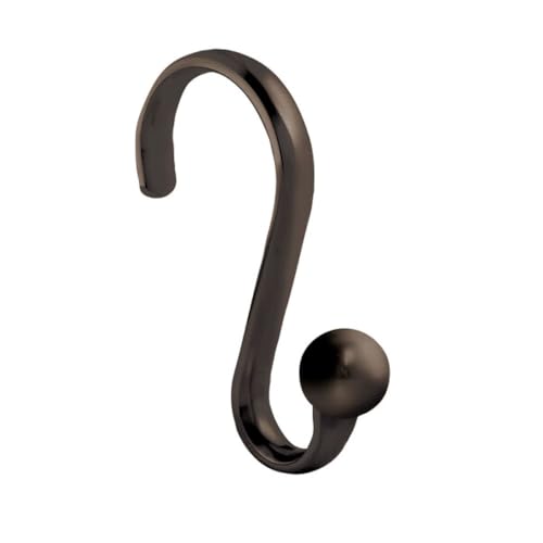 iDesign Axis Bronze Shower Curtain Hooks 12 Pack