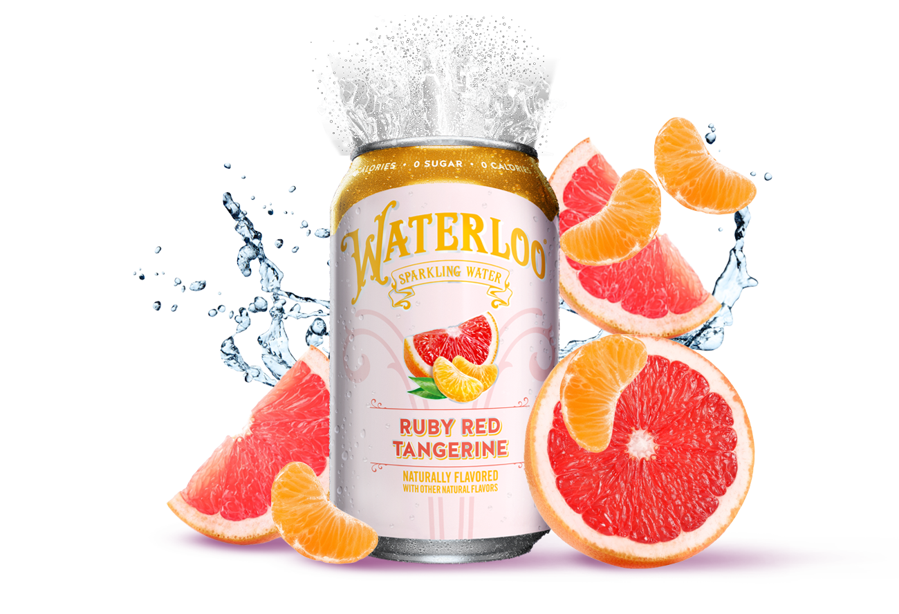 waterloo ruby red tangerine 12oz
