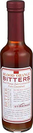 Stirrings Blood Orange Cocktail Bitters, 12 Ounce Bottle
