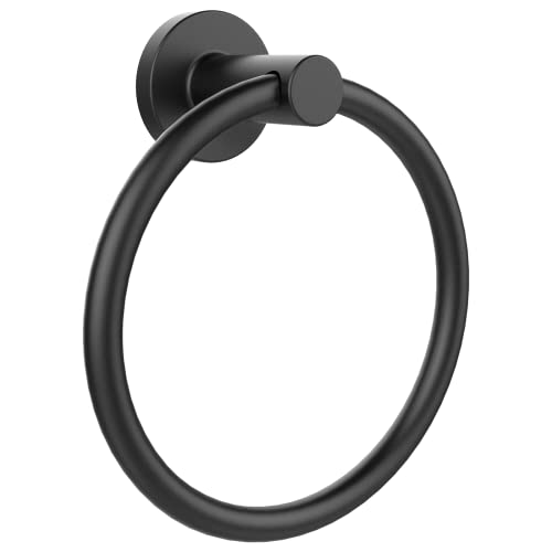 SetSail Matte Black Towel Ring Stainless Steel