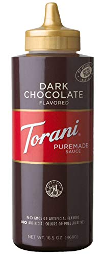 Torani Dark Chocolate Sauce Bottle 16.5oz