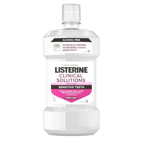 Listerine Sensitive Teeth Fresh Mint Mouthwash 500mL