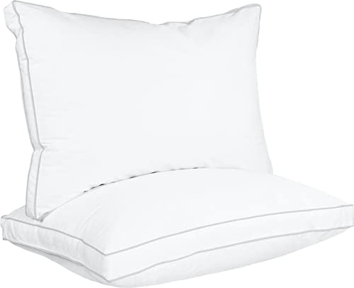 Utopia Bedding Gusseted Queen Bed Pillows 2 Pack