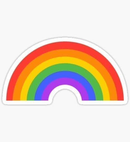 LGBT Rainbow Pride Sticker Waterproof 5 Inch
