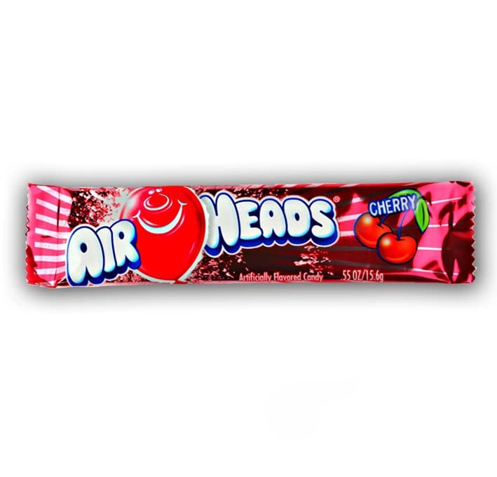 Airheads Cherry Candy Bars 0.55oz 144 Pack