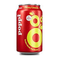 Poppi Sparkling Prebiotic Soda Beverage with Apple Cider Vinegar, Seltzer Water and Fruit Juice, Cherry Limeade Flavor, 12 Fl Oz