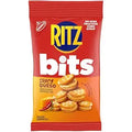 RITZ Bits Spicy Queso Cheese Sandwich Crackers, Snacks for Kids and Adults, Lunch Snacks, 3 oz