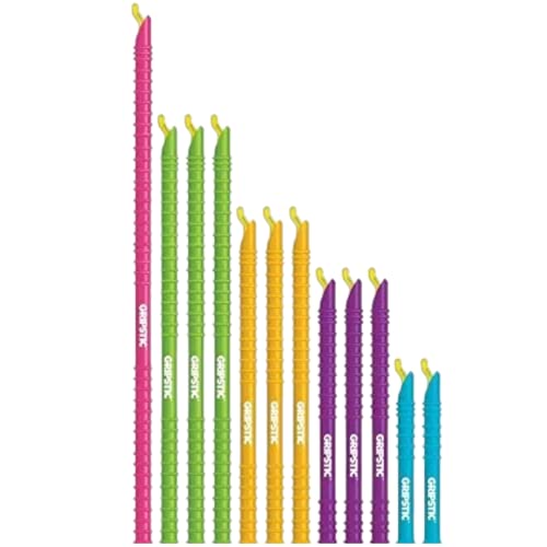 GripStic Assorted Bag Sealing Clips 12 Pack