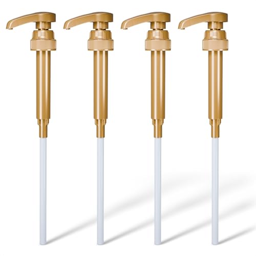 Coffee Syrup Pump Dispenser 4 Pack
