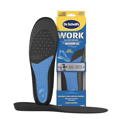 Dr. Scholl's Massaging Gel Work Insoles Men