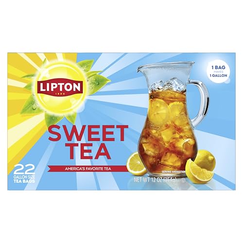 Lipton Southern Sweet Iced Tea Gallon Bags 22 Count