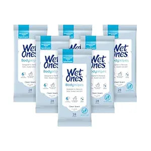 Wet Ones Body Wipes 28 count Travel Pack 6 Pieces