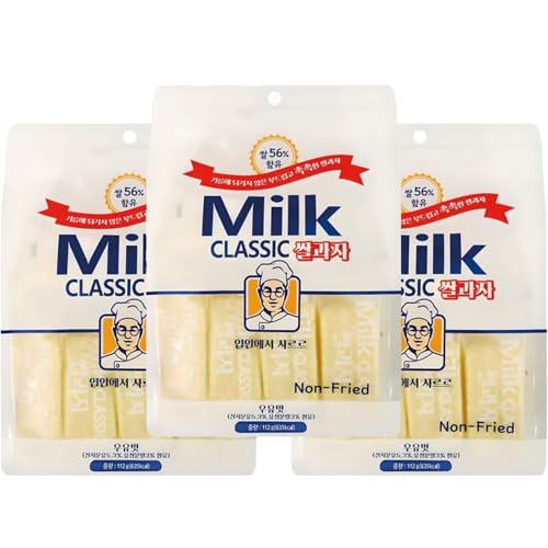 Milk Classic Rice Cracker Packs 112g 3 Pack