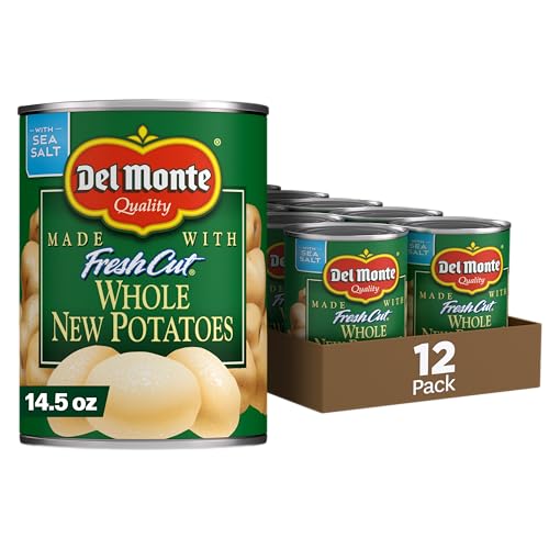 Del Monte Whole New Canned Potatoes 14.5oz 12-Pack