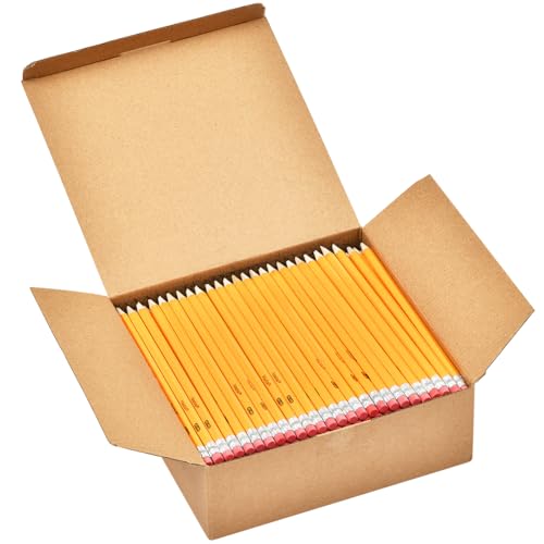 Madisi Pre-Sharpened #2 Pencils Yellow 240-Pack