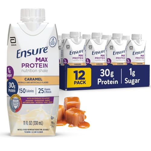 Ensure Max Caramel Protein Shake 30g 12 Pack