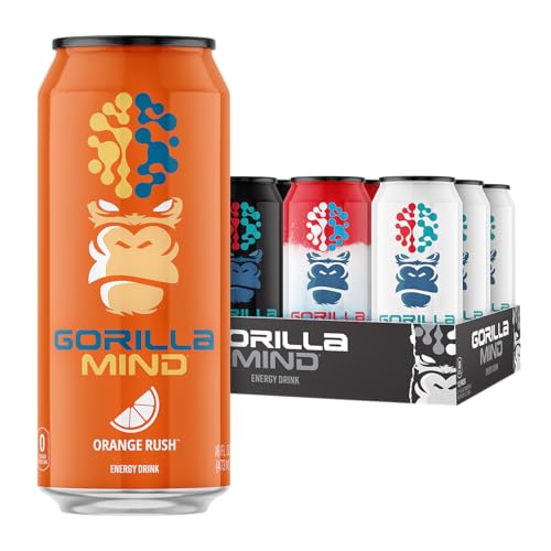 Gorilla Mind Variety Energy 16oz Cans 12-Pack