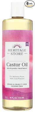 HERITAGE STORE CASTOR OIL, 16 FZ
