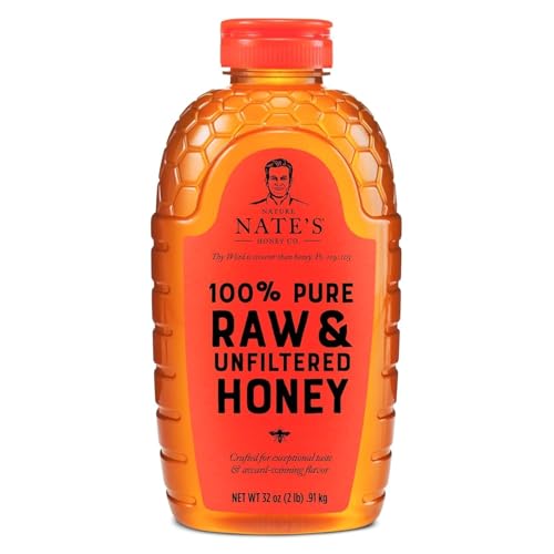 Nate's Raw Unfiltered Honey Squeeze 32oz
