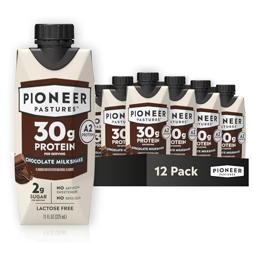 Pioneer Pastures A2 Chocolate Milkshake 11oz 12-Pack