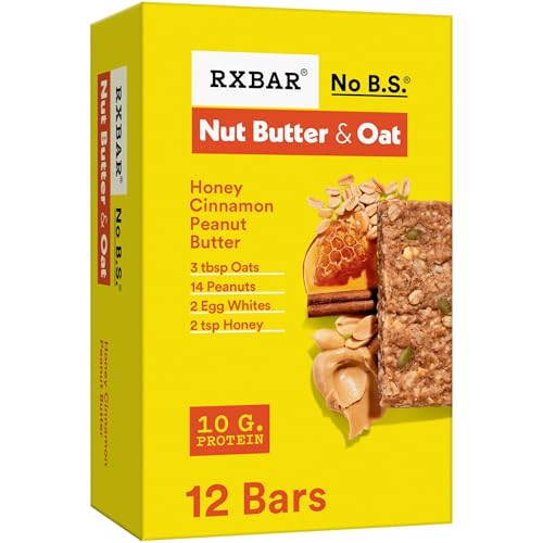 RXBAR Honey Cinnamon Peanut Butter Bars 12-Count