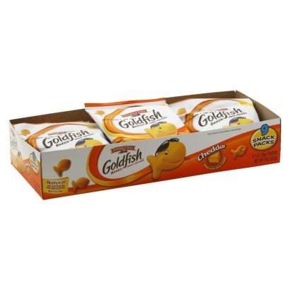 Pepperidge Farm Goldfish Cheddar Crackers 0.9oz 9-Count 4-Pack