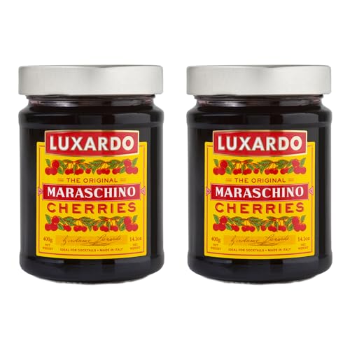 Luxardo Maraschino Cherries Gourmet Jar 400g 2 Pack