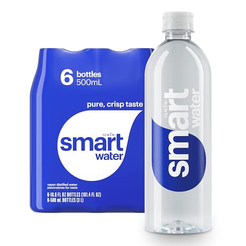 Smartwater Vapor Distilled Water 16.9oz 6 Pack