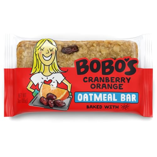 Bobo's Cranberry Orange Oat Bars Gluten Free 12 Pack