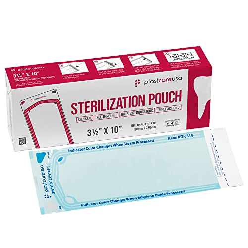Self Sealing Sterilization Pouches 200 Count