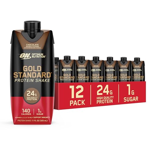 Optimum Nutrition Gold Standard Chocolate Protein Shake 11oz 12 Pack