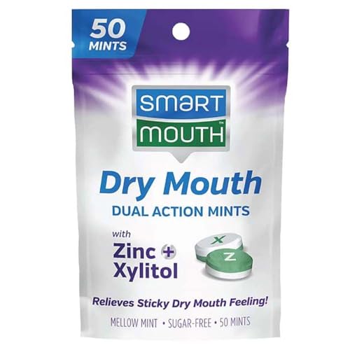 SMART MOUTH Dry Mouth Dual Action Mints 50ct