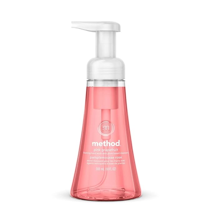 Method Foaming Hand Soap, Pink Grapefruit, 10 Fl Oz