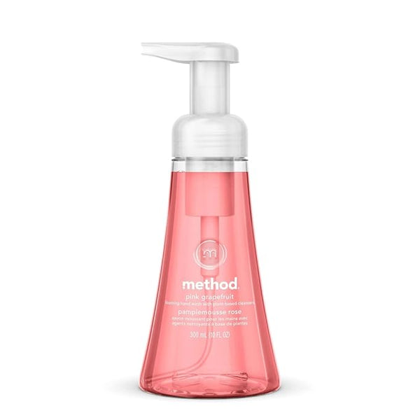 Method Foaming Hand Soap, Pink Grapefruit, 10 Fl Oz