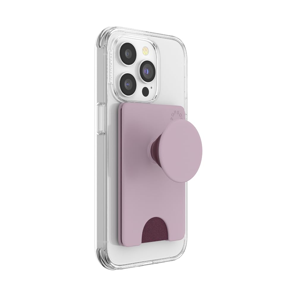 PopSockets Phone Wallet Card Holder with Kickstand Blush Pink