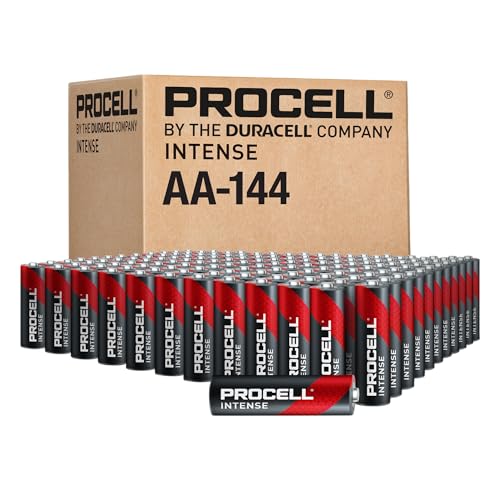 PROCELL Intense AA Alkaline Batteries Bulk 144 Pack