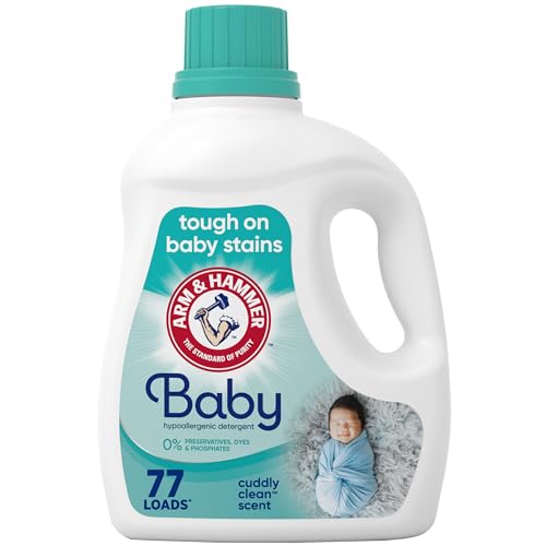 ARM & HAMMER Hypoallergenic Baby Detergent 77 Loads
