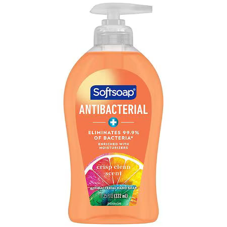 Softsoap Antibacterial Liquid hand soap crisp clean