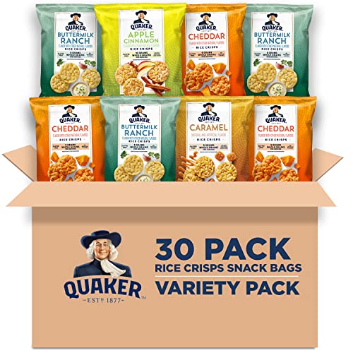 Quaker Rice Crisps Variety 30-Count