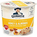 Quaker Instant Oatmeal Instant Oats Express, Honey Almond, 1.76 Ounce Cup