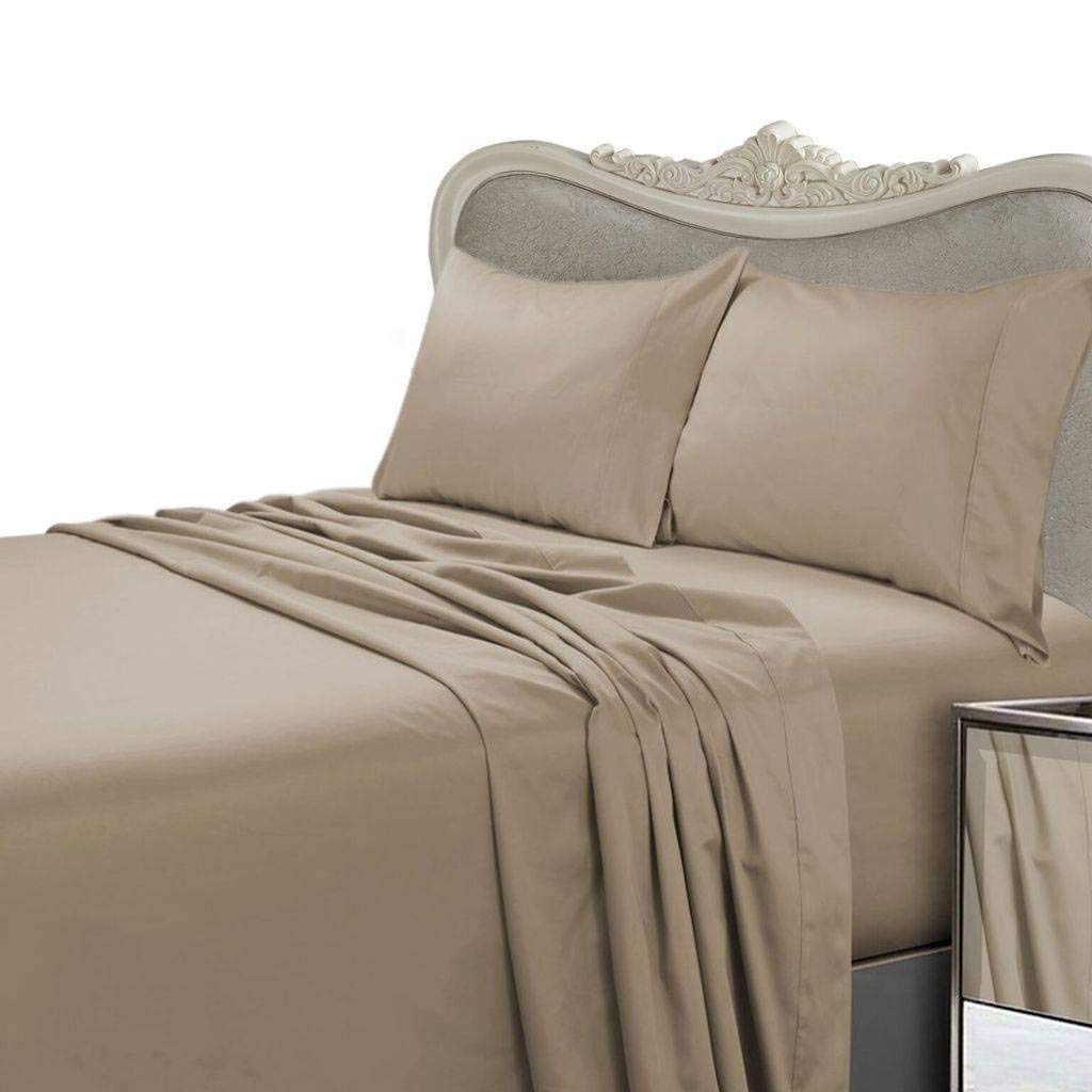 Luxurious Rayon Bamboo Sheet Set California King Brown