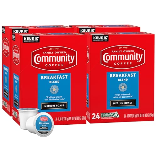 Community Breakfast Blend Coffee Pods 24ct 4 Pack