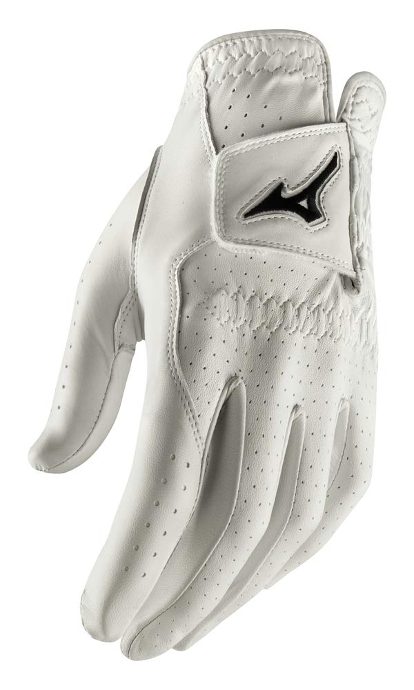 Mizuno Tour Golf Glove White Black Medium Cadet
