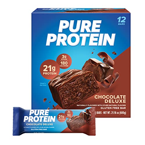 Pure Protein Chocolate Deluxe High Protein Bars 12 Pack
